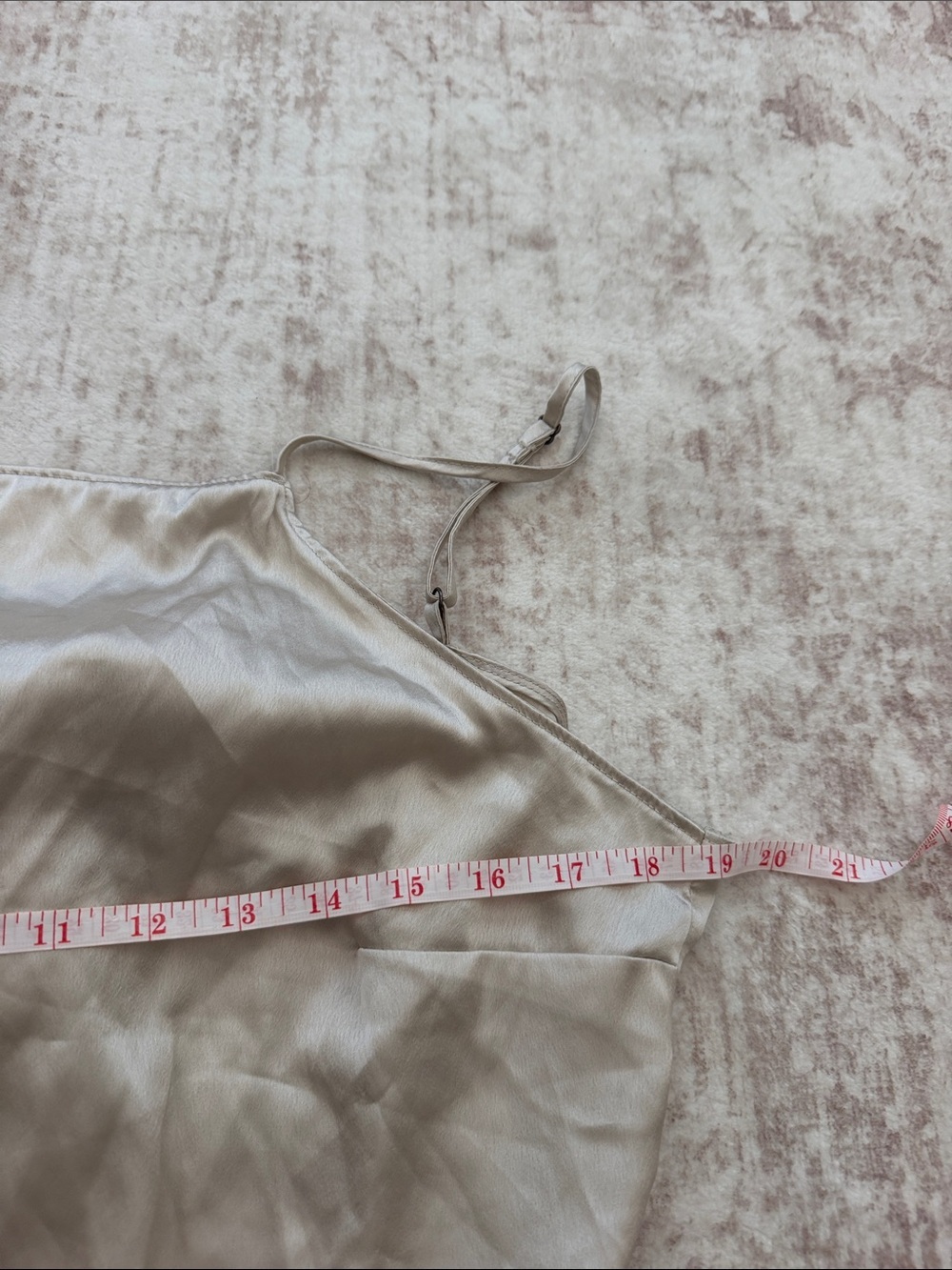 Abercrombie Silk Bow Tie Back Bodysuit Champagne Women’s XL - Picture 10 of 11
